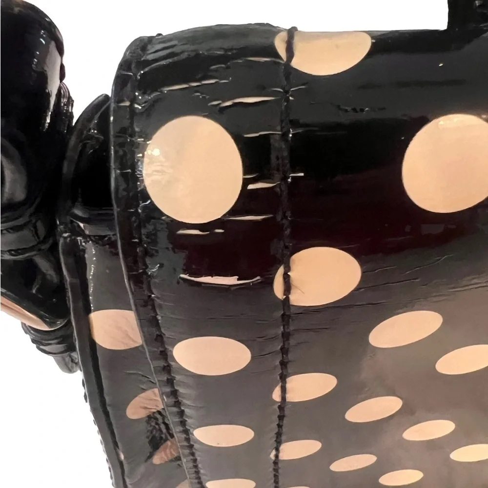 Kate Spade Black and Cream Polka Dot Shoulder Bag